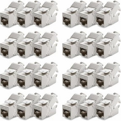 deleyCON Keystone Module CAT 6a Jack, 24 pcs (MK3455)