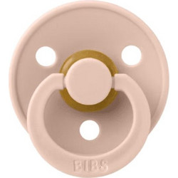 BIBS Colour Πιπίλα Καουτσούκ 0m+ Blush