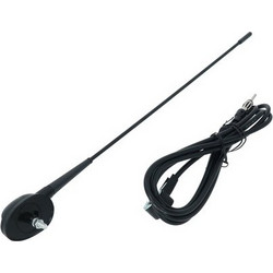 Carpoint Κεραία Αυτοκινήτου Οροφής Βιδωτή 43cm Φ5mm Κλίση 0-50 με Καλώδιο 2m (2010041)