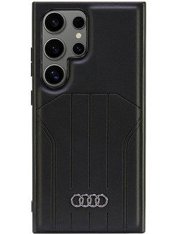 Audi Synthetic Leather MagSafe S24 Ultra S928 black/black hardcase AU-TPUPCMS24U-Q5/D1-BK