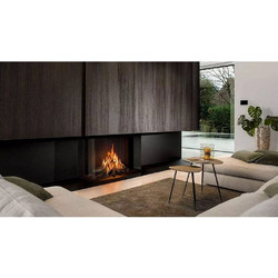 Barbas Bellfires Fire Panorama 110-70 Ενεργειακό Τζάκι Αερόθερμο Αερίου Ίσιο 9.6kW