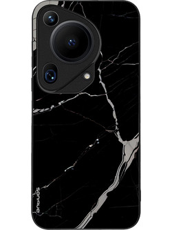 Sonique Marble Series Θήκη Black (Huawei Pura 70 Ultra)