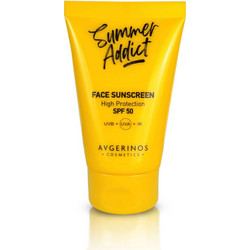 Avgerinos Cosmetics Summer Addict Sun Protection Αντηλιακή Κρέμα Προσώπου Αντιγηραντική SPF50 50ml