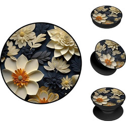 Sonique Pop Holder 3D Flower Series Εκρού