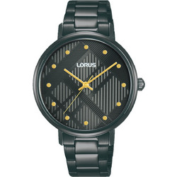 Lorus Γυναικείο Ρολόι με Μαύρο Μεταλλικό Μπρασελέ RG203VX9