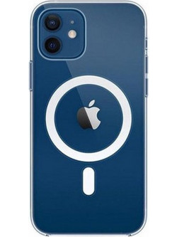 Back Cover Θήκη Ενισχυμένης Σιλικόνης με Magsafe για Apple iPhone 12/12 Pro Διάφανο