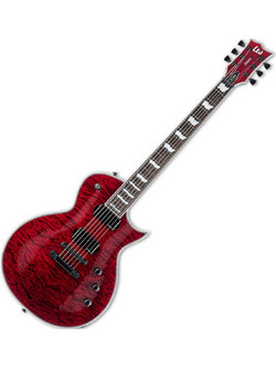 ESP LTD EC-1000QM Ηλεκτρική Κιθάρα Single Cut με HH Μαγνήτες και Ταστιέρα Pau Ferro See Thru Black Cherry