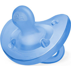 Chicco Physio Soft Ανατομική Ορθοδοντική Πιπίλα Σιλικόνης 16-36m Μπλε