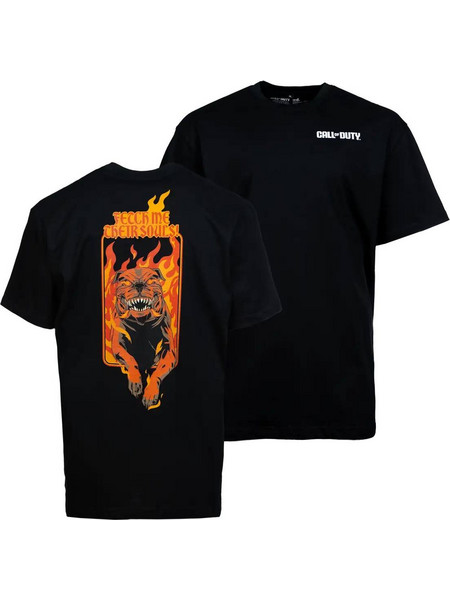 Call of Duty - Ops 6 Oversized Hellhound T Shirt - Μαύρο