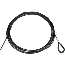 Stairville Steelwire Safety 500cm/5mm Bk