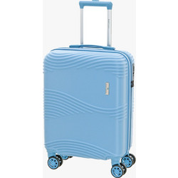 Bartuggi 712-80123 Βαλίτσα Καμπίνας 55x40x24cm με 4 Ρόδες Γαλάζια