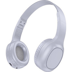 Hoco W46 Ενσύρματα & Ασύρματα Bluetooth Ακουστικά On Ear Charm Γαλάζια