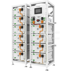V-TAC Σύστημα Αποθήκευσης Ενέργειας Rack 105.4kWh LiFePO4 Υψηλής Τάσης με HV Box BMS - 12297