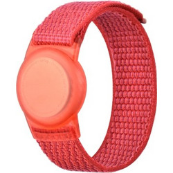 Λουράκι nylon με θήκη για AirTag Red
