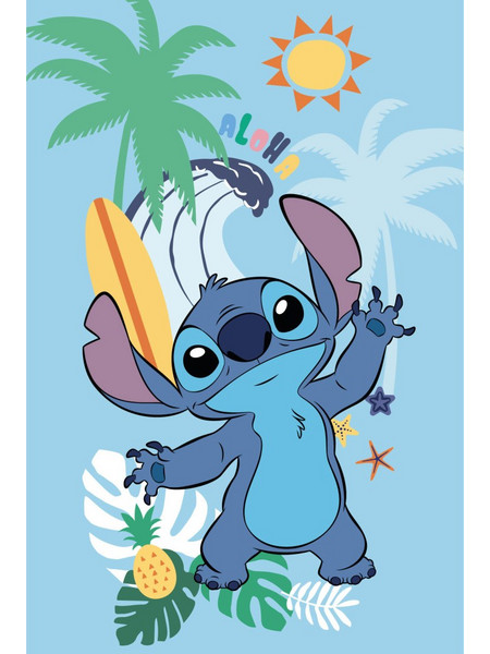 Disney Lilo and Stitch Summer fleece blanket 100x150cm