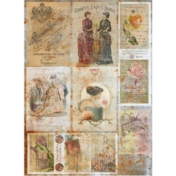 Ριζόχαρτο Decoupage Ladys book- A4