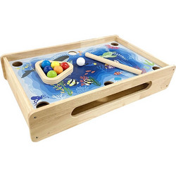 Pin Toys Ξύλινο Μπιλιάρδο - Pucket 2 σε 1