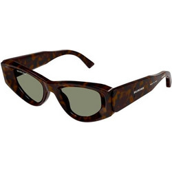Balenciaga BB0243S 002 Ανδρικά Γυαλιά Ηλίου Cat Eye Κοκάλινα Ταρταρούγα με Μαύρο Polarized Φακό