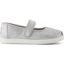 Παιδικά Παπούτσια Toms Mary Jane για Κορίτσια Siver Glamour (Μεγέθη 30-35,5) ΓΚΡΙ