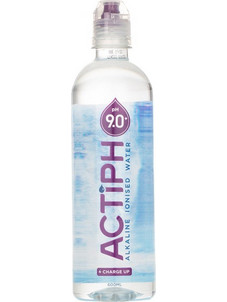Αλκαλικό Ιονισμένο Νερό Actiph Alkaline Ionised Water pH 9.0+ 600ml