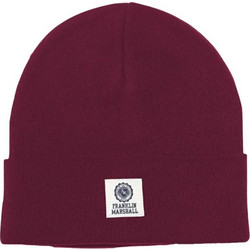Franklin & Marshall Beanie Ανδρικός Σκούφος Πλεκτός - ΦΟΎΞΙΑ