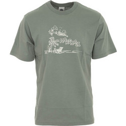 Franklin & Marshall Ανδρικό T-shirt Κοντομάνικο - ΧΑΚΊ