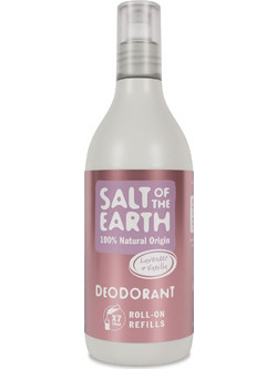 Salt of the Earth Vegan Lavender Vanilla Refill Γυναικείο Αποσμητικό Roll On Χωρίς Αλουμίνιο 525ml