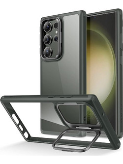 ESR Classic Kickstand Back Cover Clear / Green (Samsung Galaxy S23 Ultra)