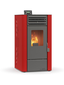 Thermogatz Aero GSP 8 Red Σόμπα Pellet Αερόθερμη 8kW