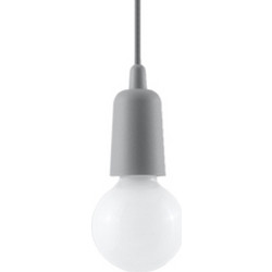 SOLLUX Diego PVC Κρεμαστό Φωτιστικό Οροφής Μονόφωτο E27 SL.0575