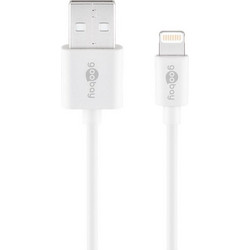 Goobay 72907 Καλώδιο Lightning σε USB 2 m White