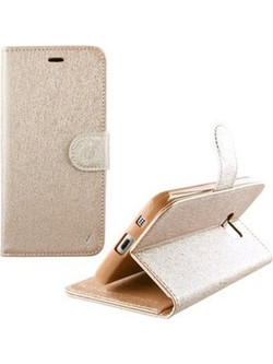 Volte-Tel Leather TPU Book Stand Θήκη (Honor 4C / G Play Mini) Gold