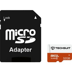 Techsuit microSDHC 32GB Class 10 + Adapter