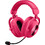 Logitech G Pro X2 Ασύρματο Gaming Headset Over Ear Pink
