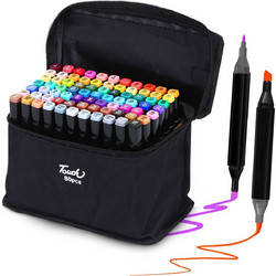 EXTRALINK | Alcohol Marker Set | 80 colors, Dual Tips - (Markery 80SZT)