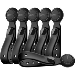 Joyroom JR-ZS422 Cable Organizer Silicone Headband with Magnet, Set of 6 - Black