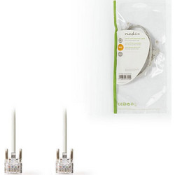 Nedis U/UTP Cat.5e Καλώδιο Δικτύου Ethernet 0.5m Grey CCGP85100GY05