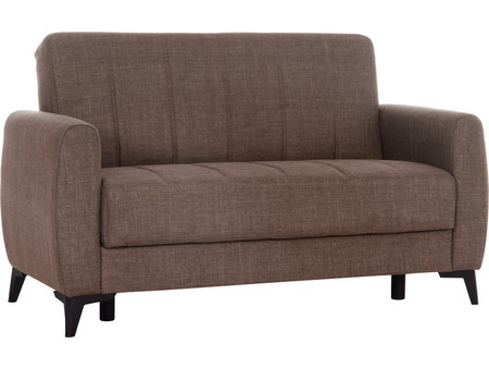 HomeMarkt Nikko Διθέσιος Καναπές Κρεβάτι με Αποθηκευτικό Χώρο Μπεζ 144x75x84cm HM3293.02