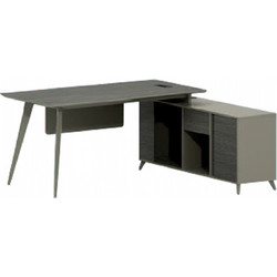 HomeMarkt Γωνιακό Επαγγελματικό Γραφείο Ξύλινο 180x140x75cm HM2116