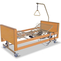 Alfacare Deluxe Νοσοκομειακό Κρεβάτι Ηλεκτρικό Ξύλινο AC-505W