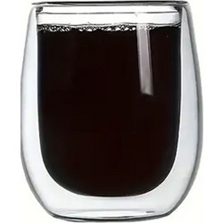 Φλιτζάνι καφέ 90ml γυάλινο LONG double wall - 1 τεμάχιο