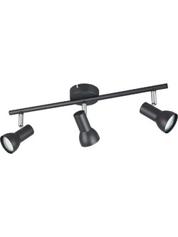 Φωτιστικό Οροφής - Σποτ Cantar R81793032 45,5x8x15,5cm 3xGU10 5W Black RL Lighting
