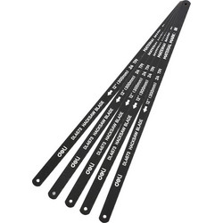 DELI σετ λάμες πριονιού σιδήρου/ξύλου DL4673, 300mm, 24 TPI, 5τμχ