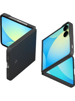 Spigen AirSkin Aramid Case for Samsung Galaxy Z Flip 7 - Black
