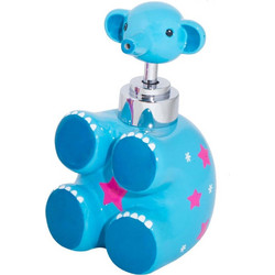 Δοχείο Κρεμοσάπουνου Εlephant 478118 8,5x8,5x14,5cm Blue Marva Κεραμικό