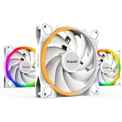 Be Quiet Light Wings High-Speed Case Fan 140mm ARGB με Σύνδεση 3-Pin 4-Pin PWM 3τμχ White