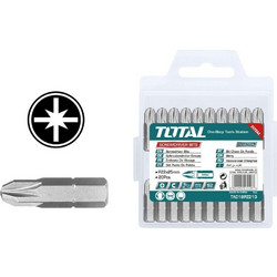 Total Μύτες Σταυρού Μαγνητικές PZ2 25mm 20τεμ (TAC16PZ213)
