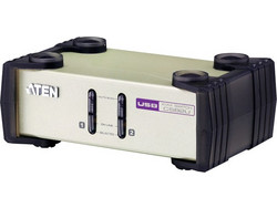 KVM 2PORT USB + ΚΑΛΩΔΙΑ USB/PS2