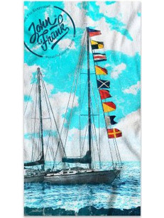 John Frank Sailing Πετσέτα Θαλάσσης Μπλε