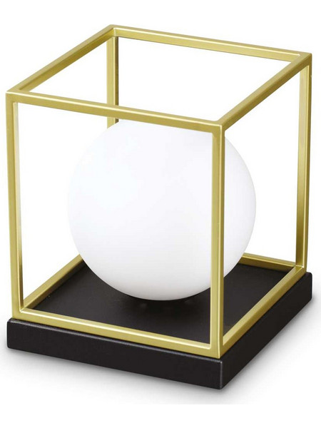 Ideal Lux 251127 Πορτατίφ E14 Χρυσό Μαύρο Π18.5xΥ22cm